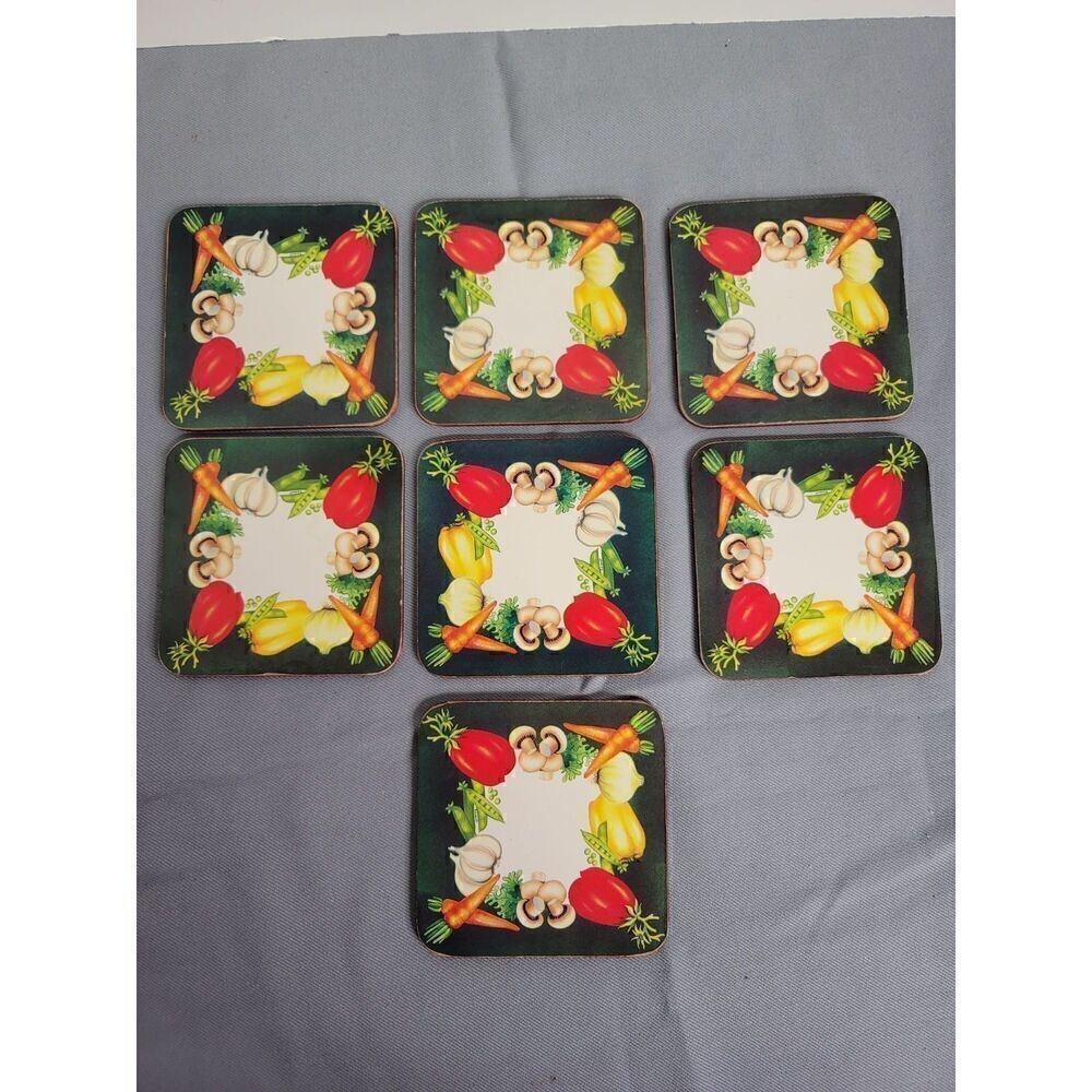 Heart Essentials Vegetable Coasters #A21